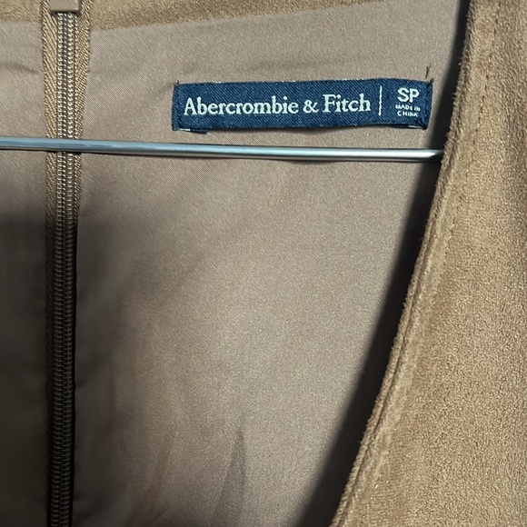 Abercrombie Faux Suede Sleeveless Shift Dress - Picture 3 of 3